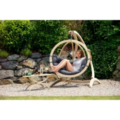 AMAZONAS Hängesesselgestell Globo Stand Aus Fichtenholz Ca. 127 X 170 X 136 Cm Bis 120 Kg -TerrassenLux Verkäufe 000611290000 7 1280x1280