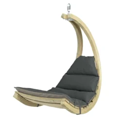 AMAZONAS Schwebesessel Swing Chair Anthracite Hängesessel Inkl. Sitzkissen Und Schwingfeder
