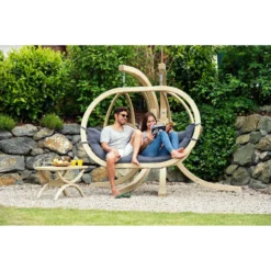 AMAZONAS Hängesesselgestell Globo Royal Stand Aus Fichtenholz Ca. 238 X 181 X 149 Cm Bis 200 Kg -TerrassenLux Verkäufe 000611420000 7 1280x1280