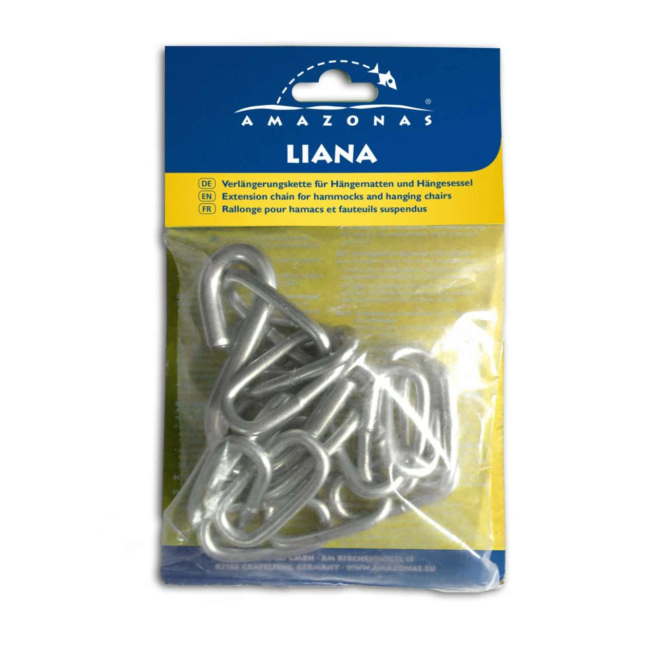 AMAZONAS Verlängerungskette Liana Mit Haken Für Hängesessel Und Hängematten Bis 200 Kg 2 AMAZONAS Verlängerungskette Liana Mit Haken Für Hängesessel Und Hängematten Bis 200 Kg – Bild 2