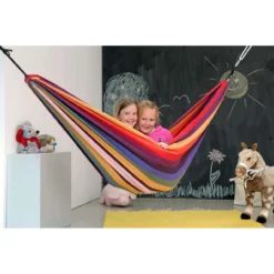 AMAZONAS Bunte Kinderhängematte Chico Rainbow Für 2-8 Jahre Liegefläche Ca. 220 X 120 Cm -TerrassenLux Verkäufe 000611600000 5 1280x1280