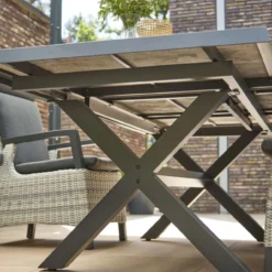 Siena Garden Sincro Ausziehtisch 200/260x100x77 Cm Aluminium Keramik Grau (wood Grey) -TerrassenLux Verkäufe 000614850000 7 1280x1280