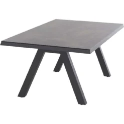 Siena Garden Tirana Dining Tisch 200x100 Cm Gestell Aluminium Matt Anthrazit / HPL Titan -TerrassenLux Verkäufe 000618310000 5 1280x1280