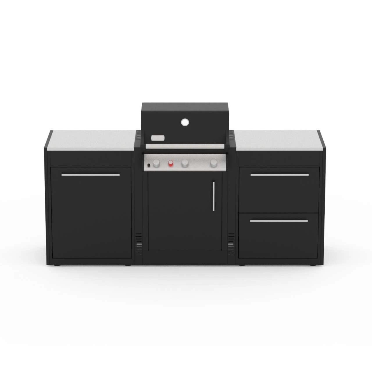 Weber BBQ Kitchen Gas 210 Türmodul Und 2‐Ladenmodul Für Spirit Und Genesis Ohne Seitenkocher 5 Weber BBQ Kitchen Gas 210 Türmodul Und 2‐Ladenmodul Für Spirit Und Genesis Ohne Seitenkocher – Bild 5