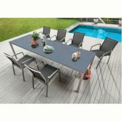 SIT Mobilia Ausziehtisch Olympia Manhattan Edelstahl 180/240/300x95 Cm -TerrassenLux Verkäufe 000627640000 2 1280x1280